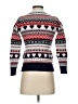 J.Crew Mercantile 100% Cotton Hearts Blue Pullover Sweater Size XXS - photo 2