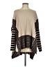Bibi Stripes Tan Pullover Sweater Size S - photo 1