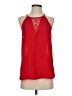 Q&A 100% Polyester Red Sleeveless Blouse Size S - photo 1
