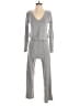Lou & Grey Metallic Gray Jumpsuit Size XXS - photo 1