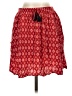 Stradivarius Hearts Red Casual Skirt Size S - photo 1