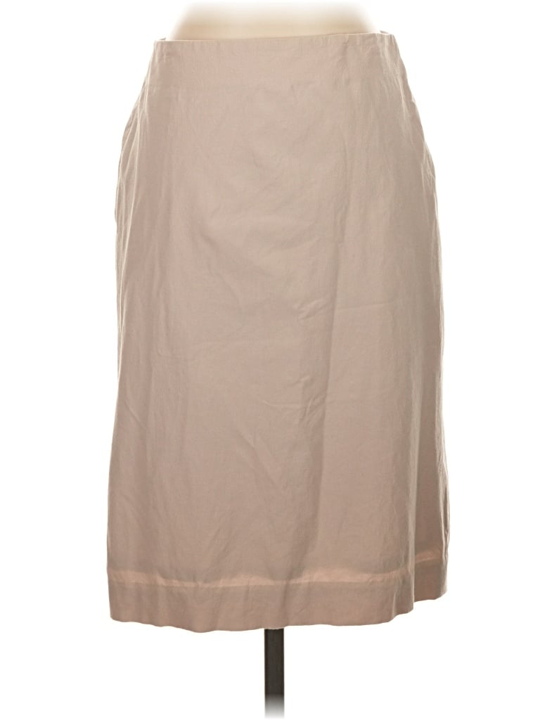 Pre-owned Ann Taylor Casual Skirt In Tan