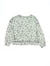 T2Love Floral Green Pullover Sweater Size 12 - photo 2