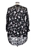 Torrid Floral Black 3/4 Sleeve Blouse Size 3X Plus (3) - photo 2