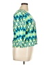Ruby Rd. Teal 3/4 Sleeve Blouse Size XL - photo 4
