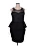 Bongo 100% Nylon Black Cocktail Dress Size 3X - photo 1