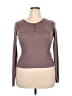 DAZY Brown Long Sleeve T-Shirt Size XXL - photo 1