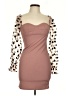 Shein Animal Print Brown Cocktail Dress Size L - photo 1