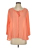 Style&Co Orange 3/4 Sleeve Blouse Size S - photo 1