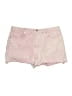 7 For All Mankind Hearts Pink Shorts Size 31 waist - photo 1