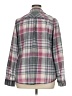 Maurices Plaid Gray Long Sleeve Blouse Size 14 (0) - photo 2