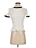 Zara Ivory Short Sleeve Top Size S - photo 1