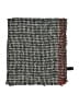 Zara 100% Acrylic Houndstooth Gray Ivory Scarf One size - photo 2