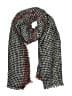 Zara 100% Acrylic Houndstooth Gray Ivory Scarf One size - photo 1