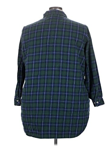 Mixit 3/4 Sleeve Button-Down Shirt (view 2)