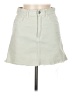 Melville Solid Green Denim Skirt Size EU 38 / US 8 - photo 1