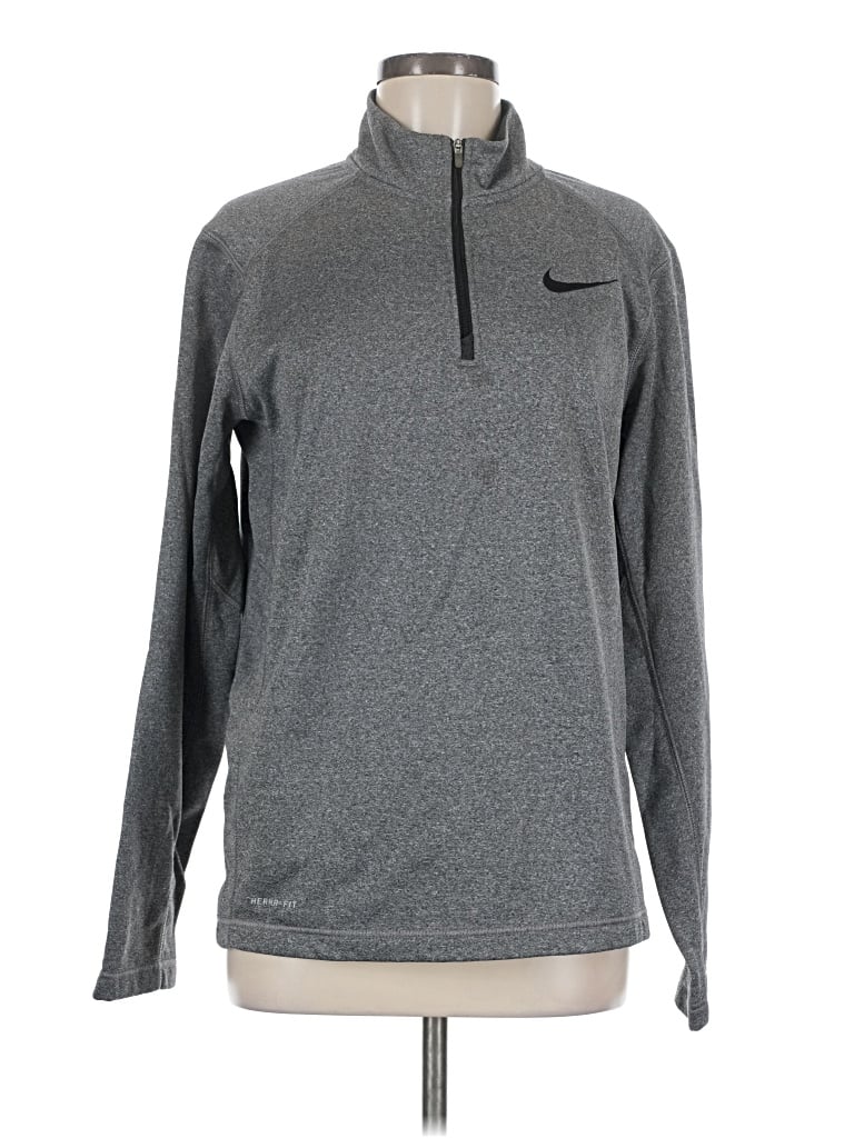 Pre-owned Nike Pullover Sweater In Gray