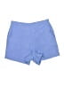 Assorted Brands 100% Polyester Solid Blue Shorts Size L - photo 1
