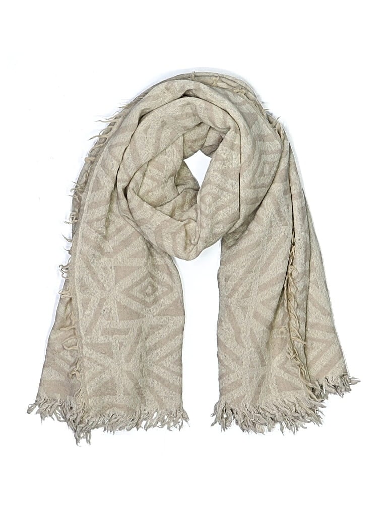 Pre-owned Unbranded Scarf In Tan