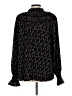 White Birch 100% Polyester Black Long Sleeve Blouse Size L - photo 2