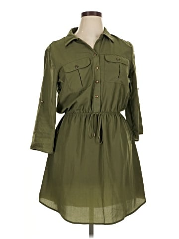 Bebop 3/4 Sleeve Button-Down Shirt (view 1)