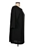 Veronica M. Solid Black Casual Dress Size L - photo 4