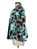 Sag Harbor 100% Polyester Print Teal Jacket Size 12 - photo 5