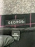 George Plaid Black Dress Pants Size 18W - photo 4