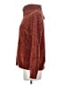 Volcom 100% Polyester Tweed Red Brown Turtleneck Sweater Size S - photo 5