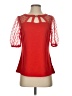 Assorted Brands Red Short Sleeve Blouse Size S - photo 1