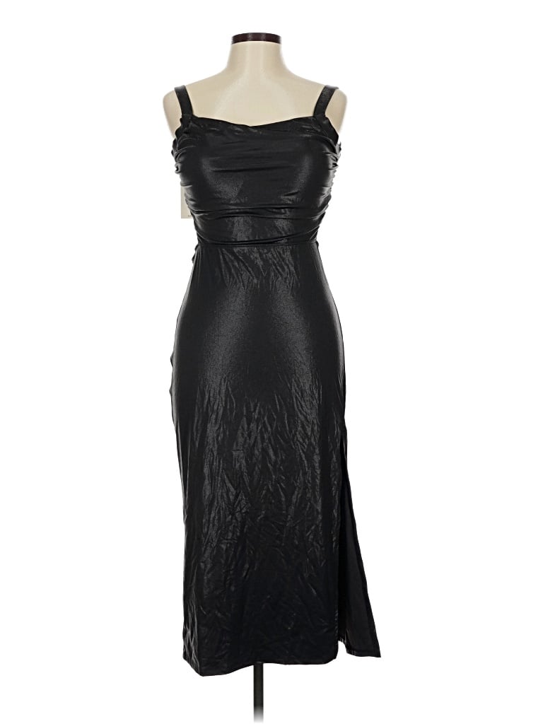 Pre-owned Halara Cocktail Dress In Black