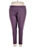 Zelos Solid Purple Active Pants Size 4X - photo 1
