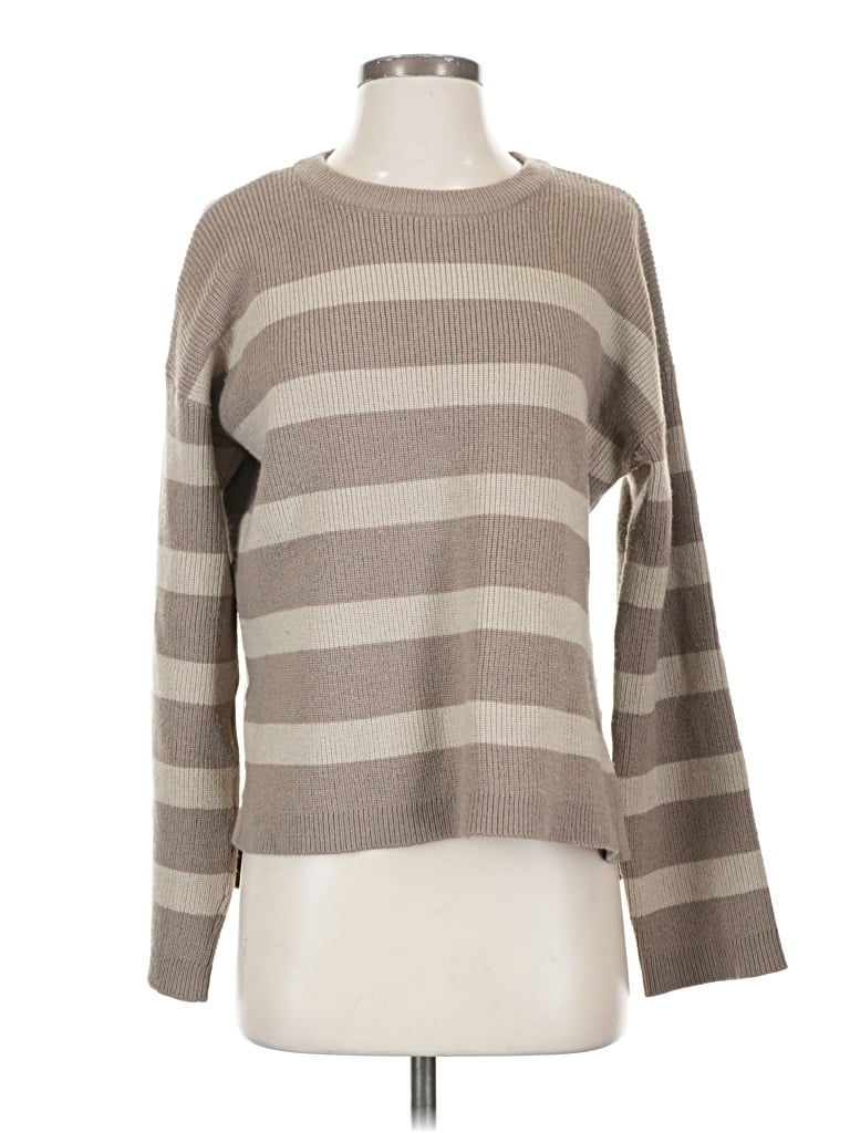Pre-owned Halogen Pullover Sweater In Tan
