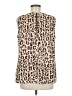 CAbi 100% Polyester Ivory Sleeveless Blouse Size M - photo 2