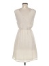 H&M 100% Polyester Solid Ivory Cocktail Dress Size 6 - photo 2