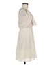 H&M 100% Polyester Solid Ivory Cocktail Dress Size 6 - photo 4