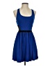 Assorted Brands Color Block Blue Casual Dress Size S - photo 1