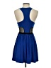 Assorted Brands Color Block Blue Casual Dress Size S - photo 2