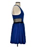 Assorted Brands Color Block Blue Casual Dress Size S - photo 4