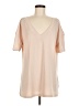 Ekouaer Tan Short Sleeve Blouse Size M - photo 1