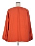 Shein Curve 100% Polyester Orange 3/4 Sleeve Blouse Size 2X - photo 2