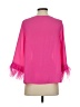 Cato 100% Polyester Pink 3/4 Sleeve Blouse Size XS - photo 2