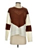 Shein Color Block Brown Pullover Sweater Size 4 - photo 1