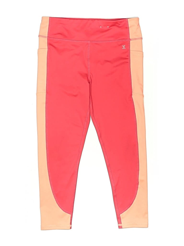 Pre-owned Xersion Kids' Active Pants In Orange