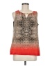 Dana Buchman 100% Polyester Orange Sleeveless Blouse Size M - photo 1