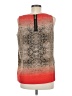 Dana Buchman 100% Polyester Orange Sleeveless Blouse Size M - photo 2
