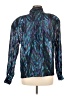 Bianca Paisley Teal Long Sleeve Button-Down Shirt Size 6 - photo 2