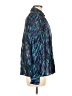 Bianca Paisley Teal Long Sleeve Button-Down Shirt Size 6 - photo 4