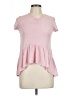 Assorted Brands Pink Short Sleeve Top Size L - photo 1