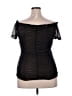 Torrid Black Short Sleeve Blouse Size 2X (2) - photo 2